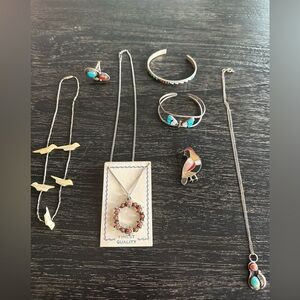 Silver and Turquoise Jewelry